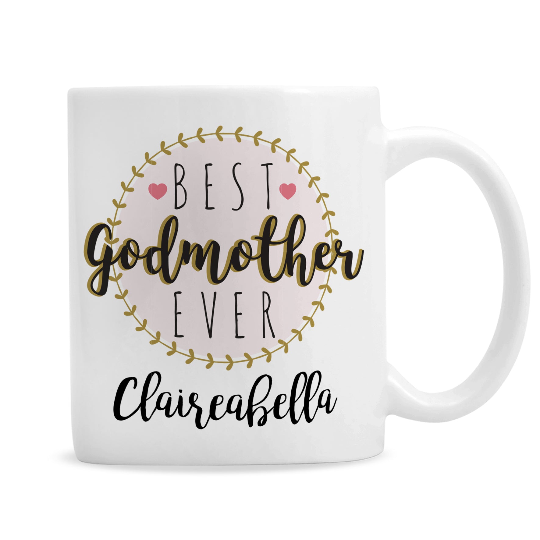 Personalised 'Best Godmother' Mug - MK&JD Gifts