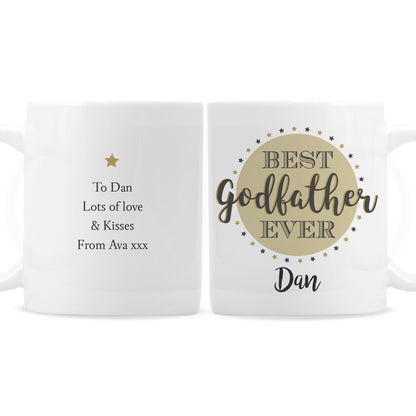 Personalised Best Godfather Mug - MK&JD Gifts