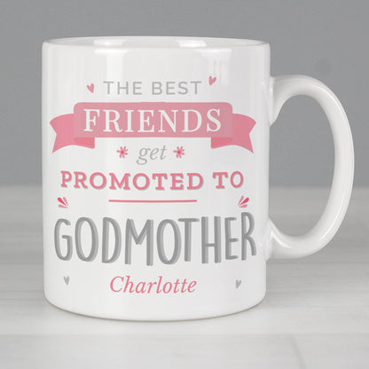 Personalised Pink Promoted To Mug - MK&JD Gifts