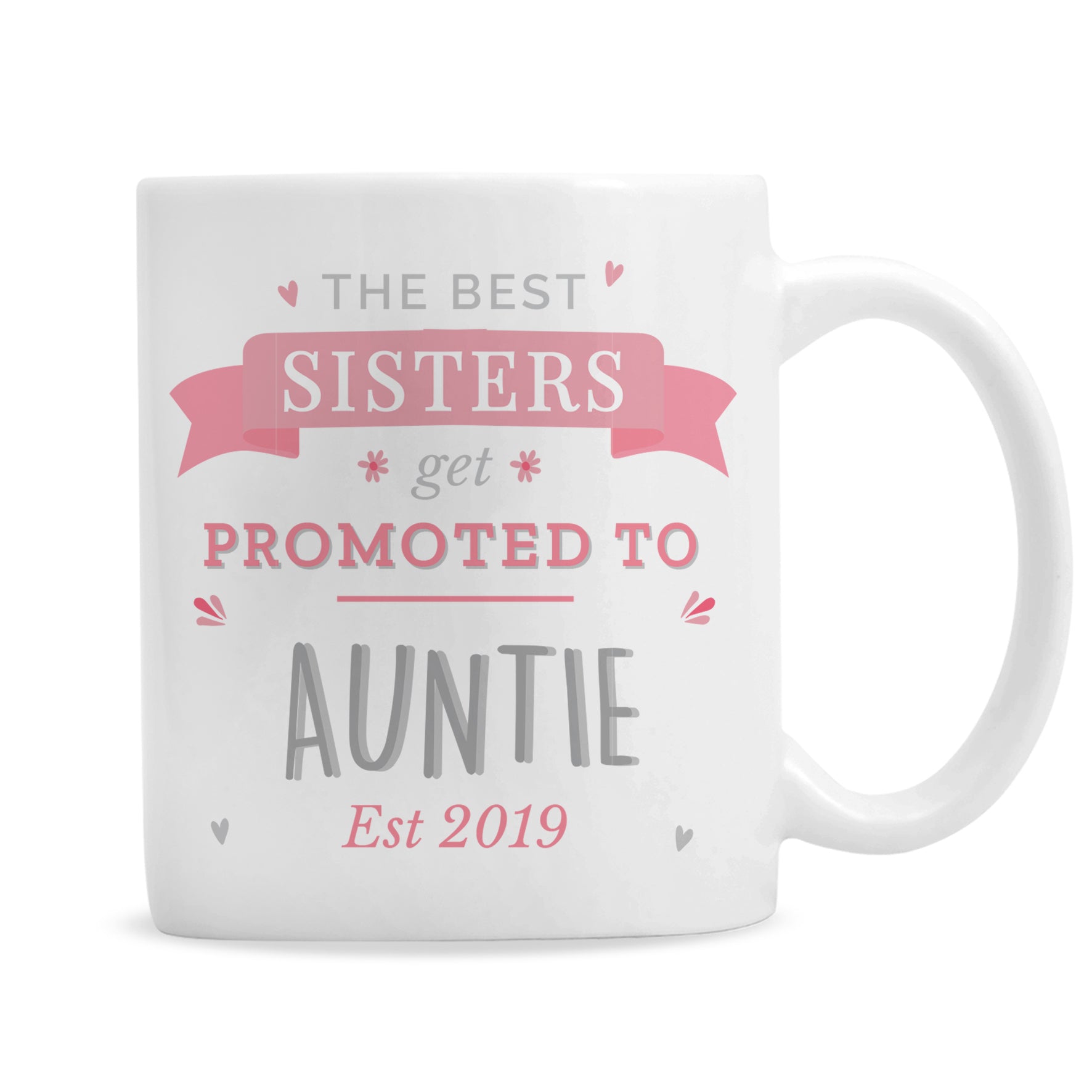Personalised Pink Promoted To Mug - MK&JD Gifts