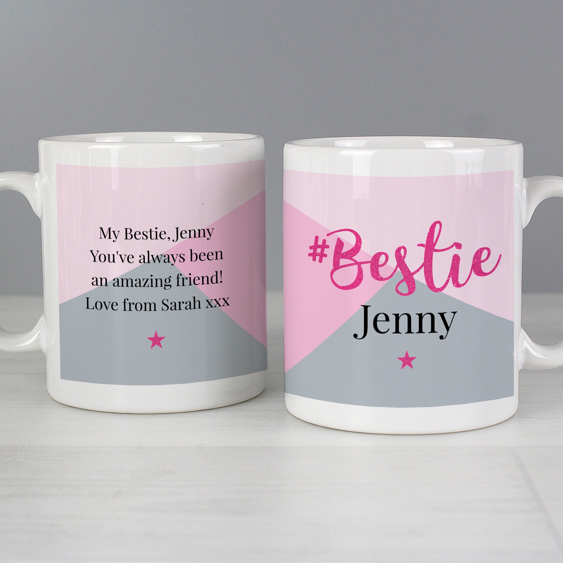 Personalised #Bestie Mug - MK&JD Gifts