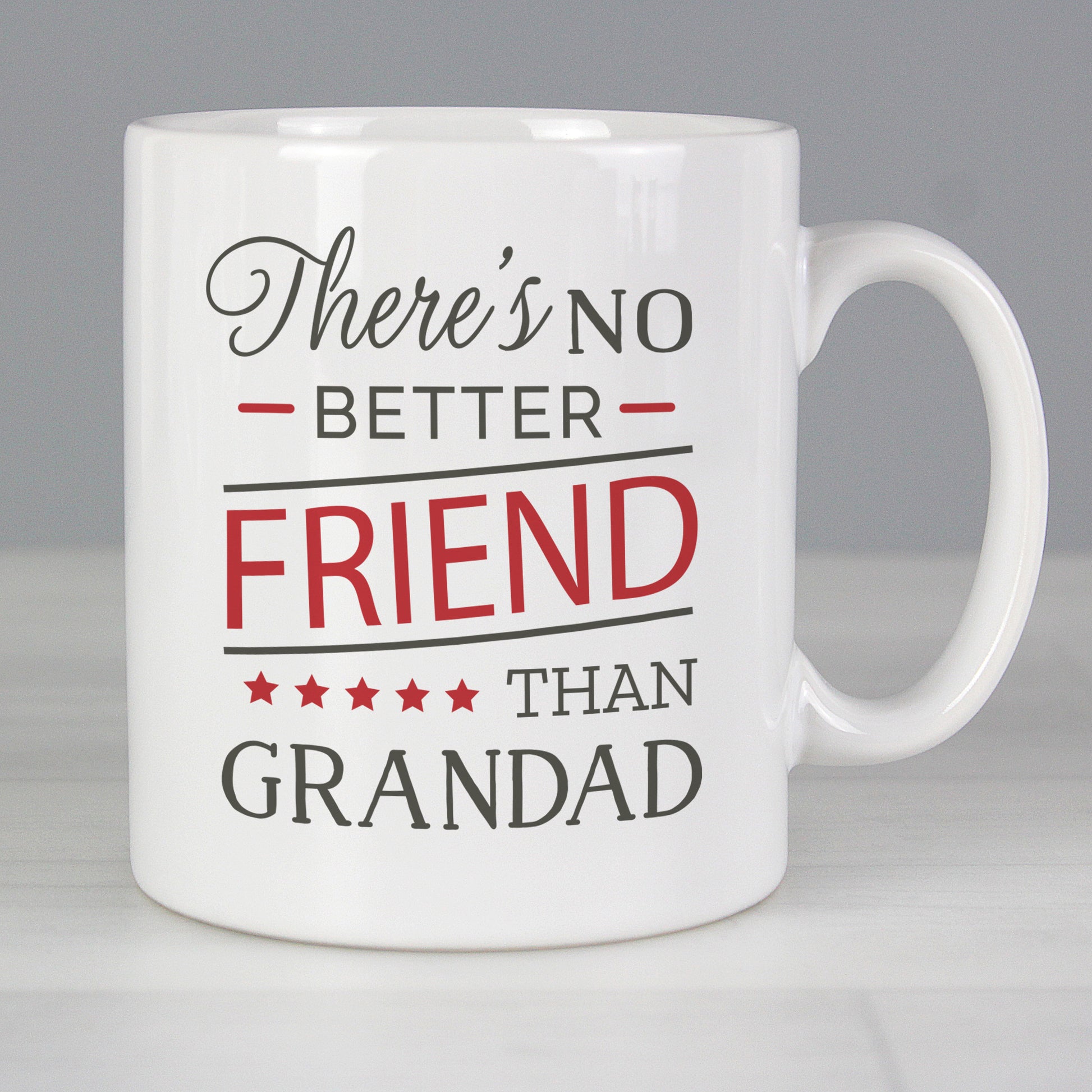 Personalised 'No Better Friend Than Grandad' Mug - MK&JD Gifts