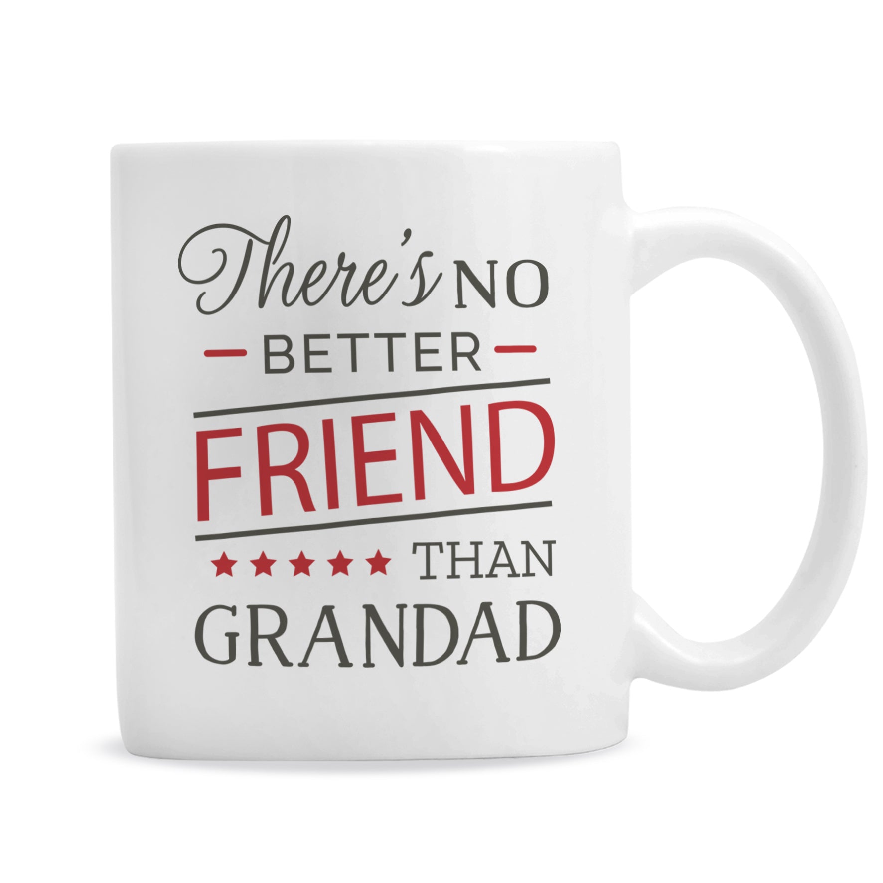 Personalised 'No Better Friend Than Grandad' Mug - MK&JD Gifts