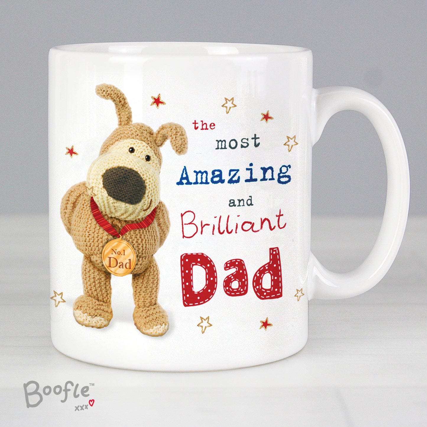 Personalised Boofle Medal Mug - MK&JD Gifts