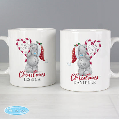 Personalised Me To You 'With Love At Christmas' Couples Mug Set - MK&JD Gifts