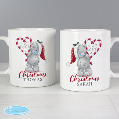 Personalised Me To You 'With Love At Christmas' Couples Mug Set - MK&JD Gifts