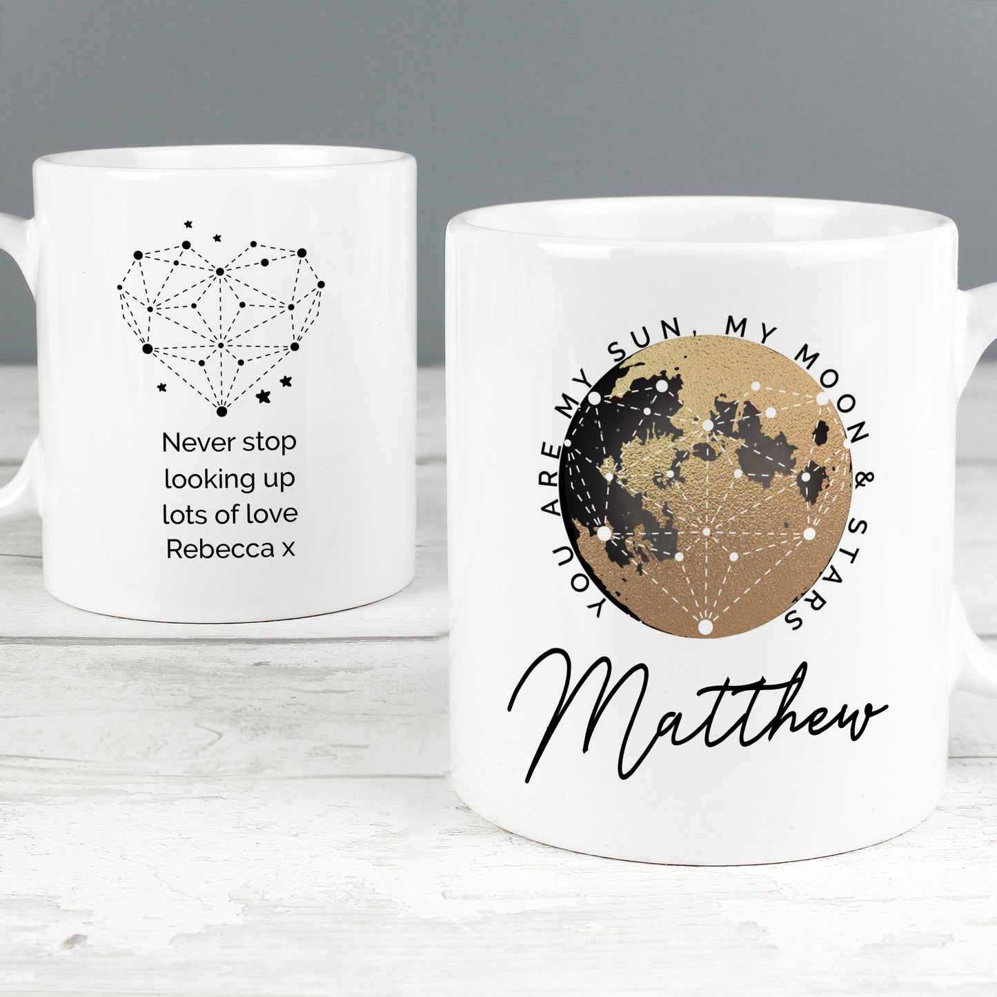 Personalised You Are My Sun My Moon Mug - MK&JD Gifts