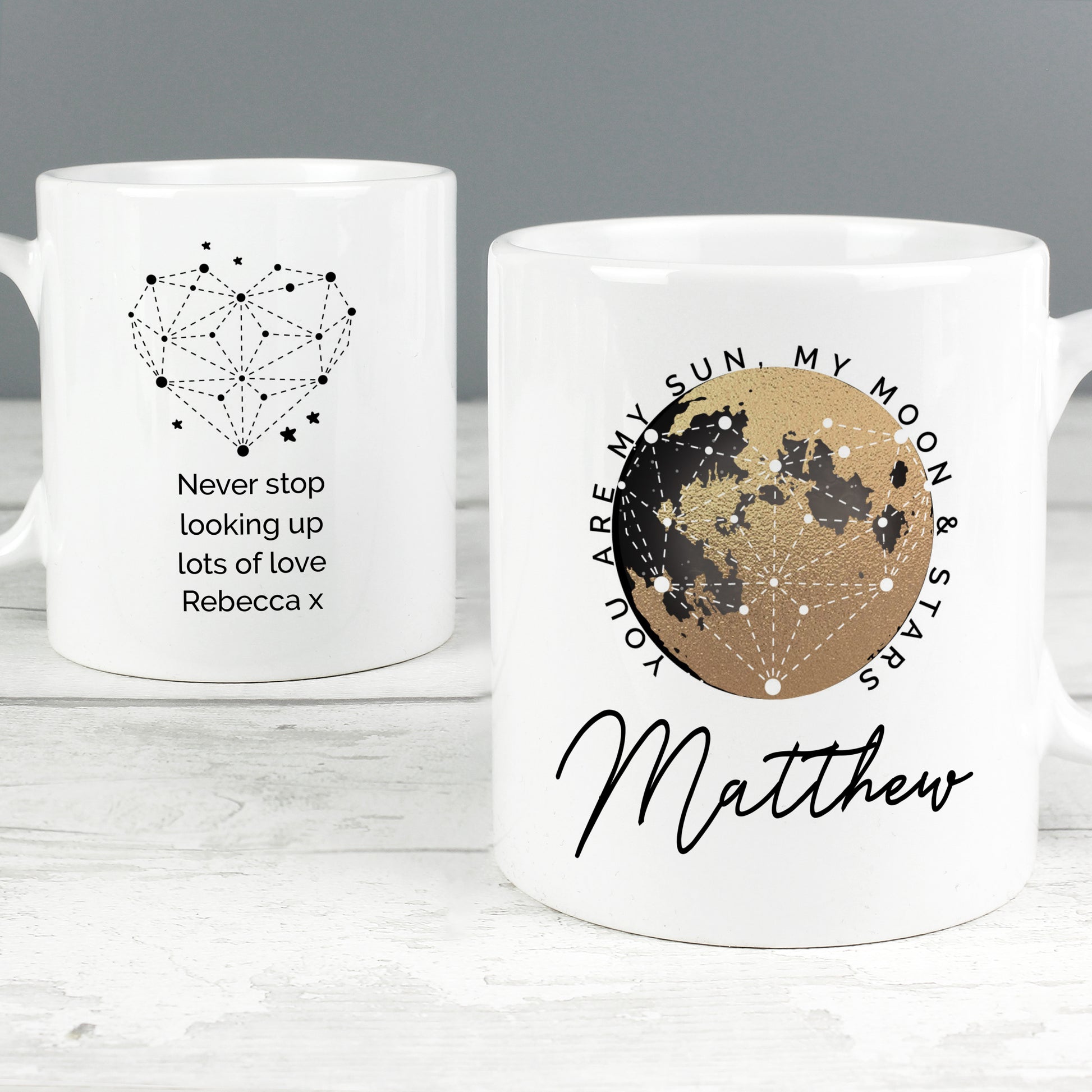 Personalised You Are My Sun My Moon Mug - MK&JD Gifts
