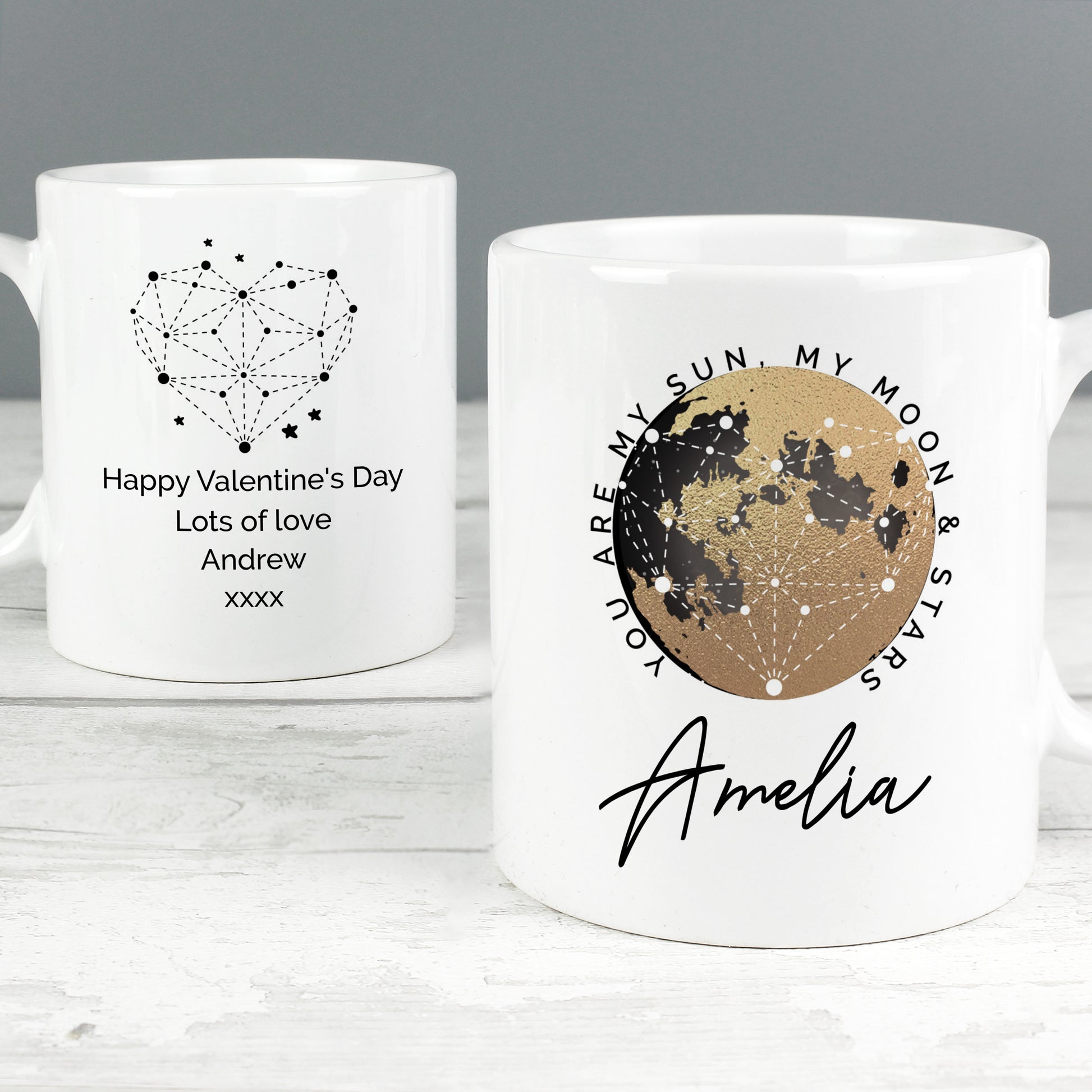 Personalised You Are My Sun My Moon Mug - MK&JD Gifts