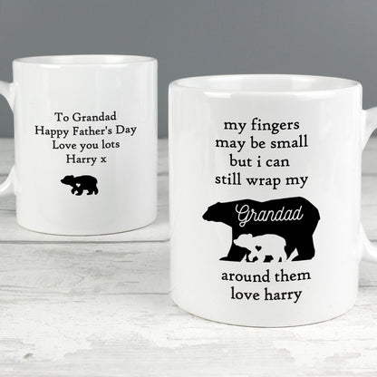 Personalised My Fingers May Be Small Bears Mug - MK&JD Gifts