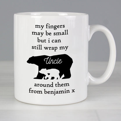 Personalised My Fingers May Be Small Bears Mug - MK&JD Gifts