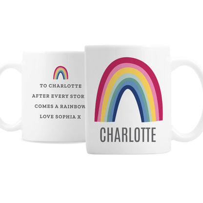 Personalised Rainbow Mug - MK&JD Gifts