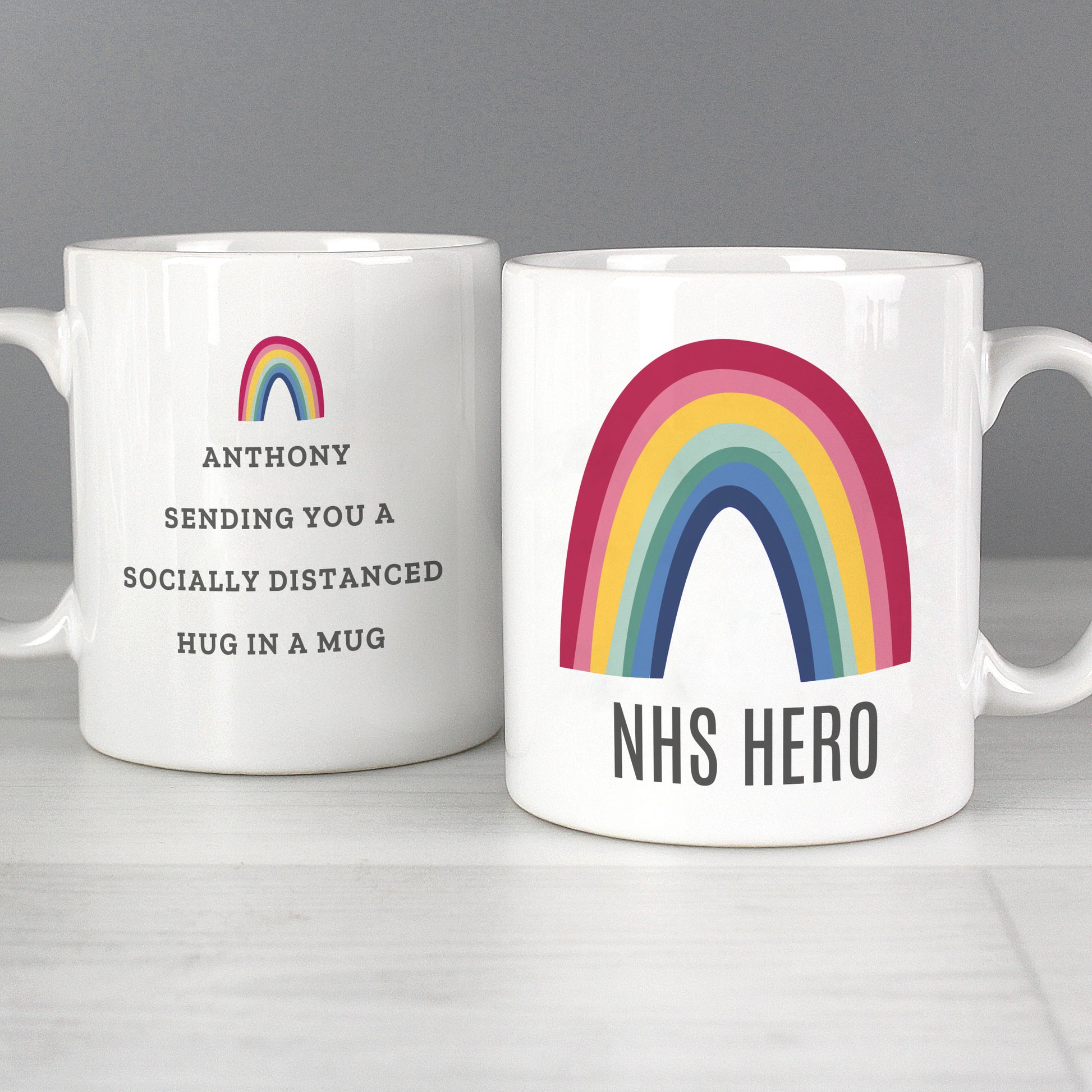 Personalised Rainbow Mug - MK&JD Gifts