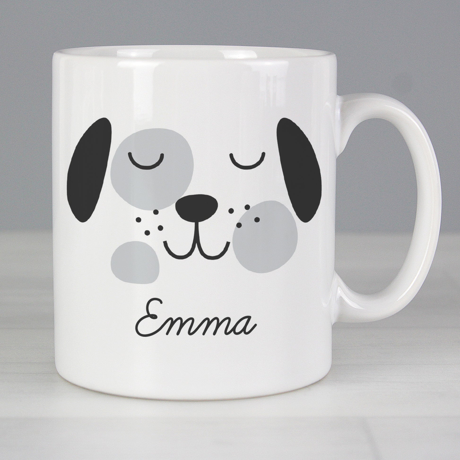 Personalised Cute Dog Face Mug - MK&JD Gifts
