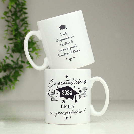 Personalised Graduation Mug - MK&JD Gifts