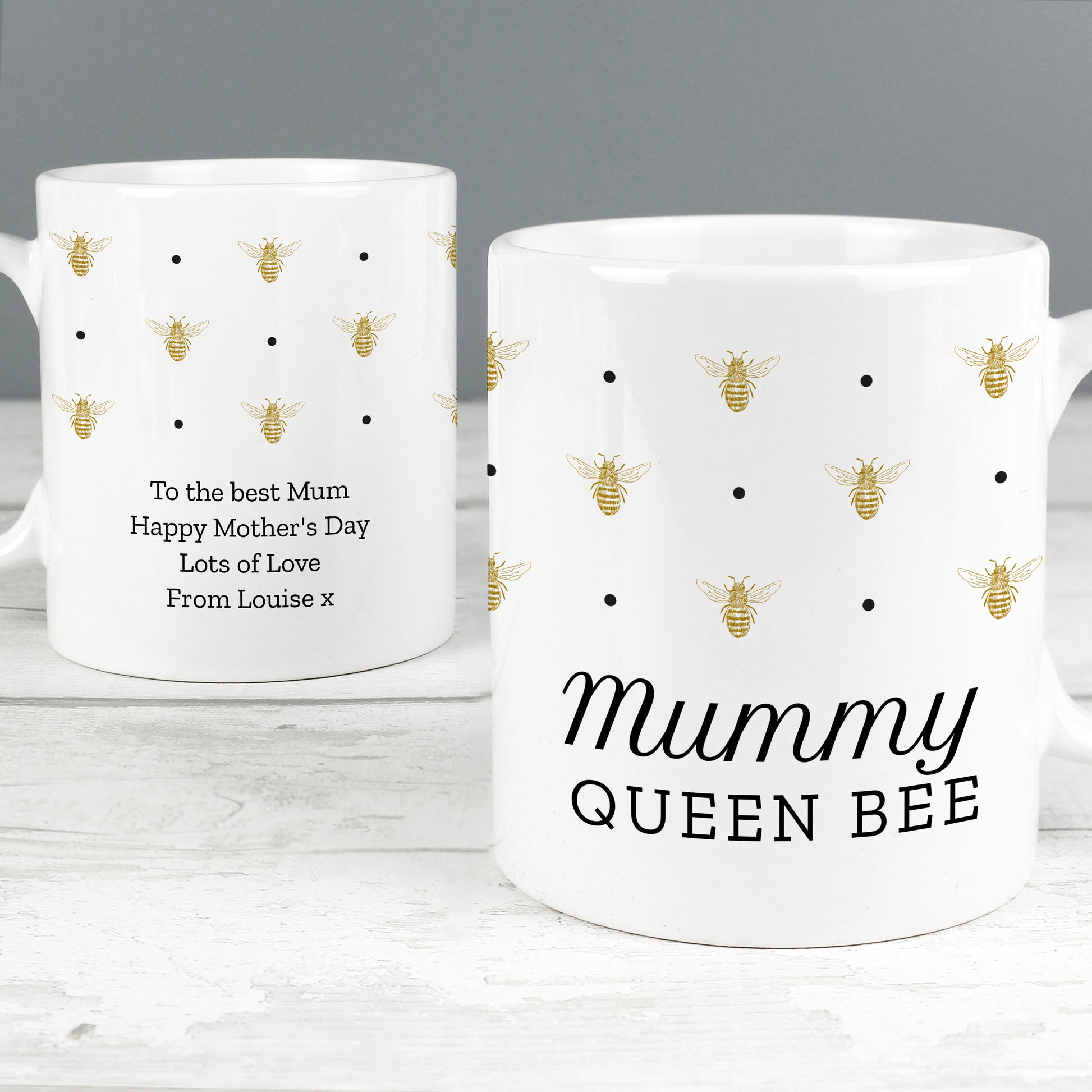 Personalised Queen Bee Mug - MK&JD Gifts
