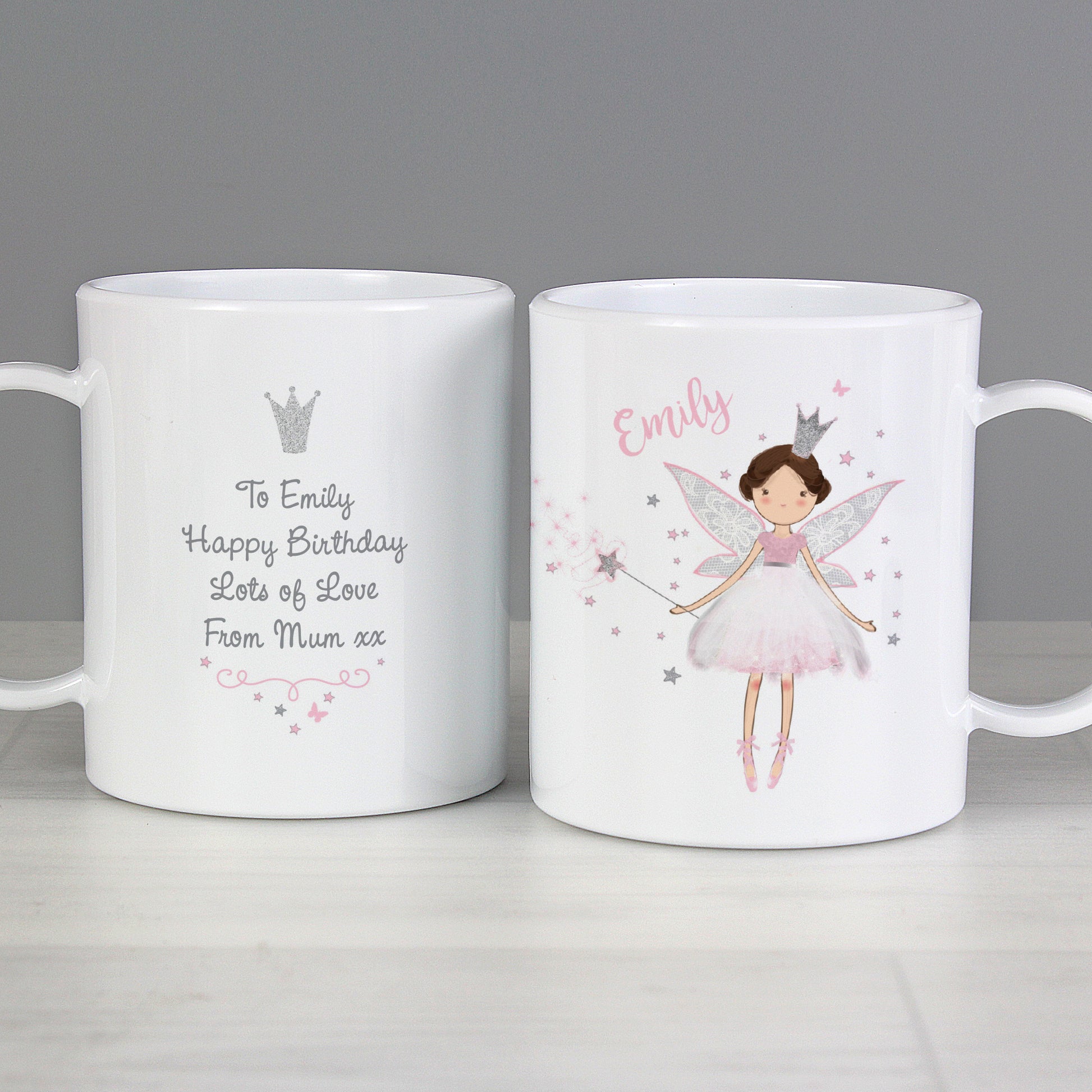 Personalised Fairy Princess Plastic Mug - MK&JD Gifts