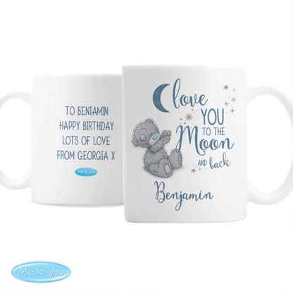 Personalised Me to You 'Love You to the Moon and Back' Mug - MK&JD Gifts