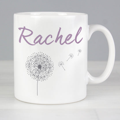 Personalised Dandelion Mug - MK&JD Gifts