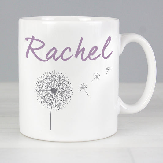 Personalised Dandelion Mug - MK&JD Gifts