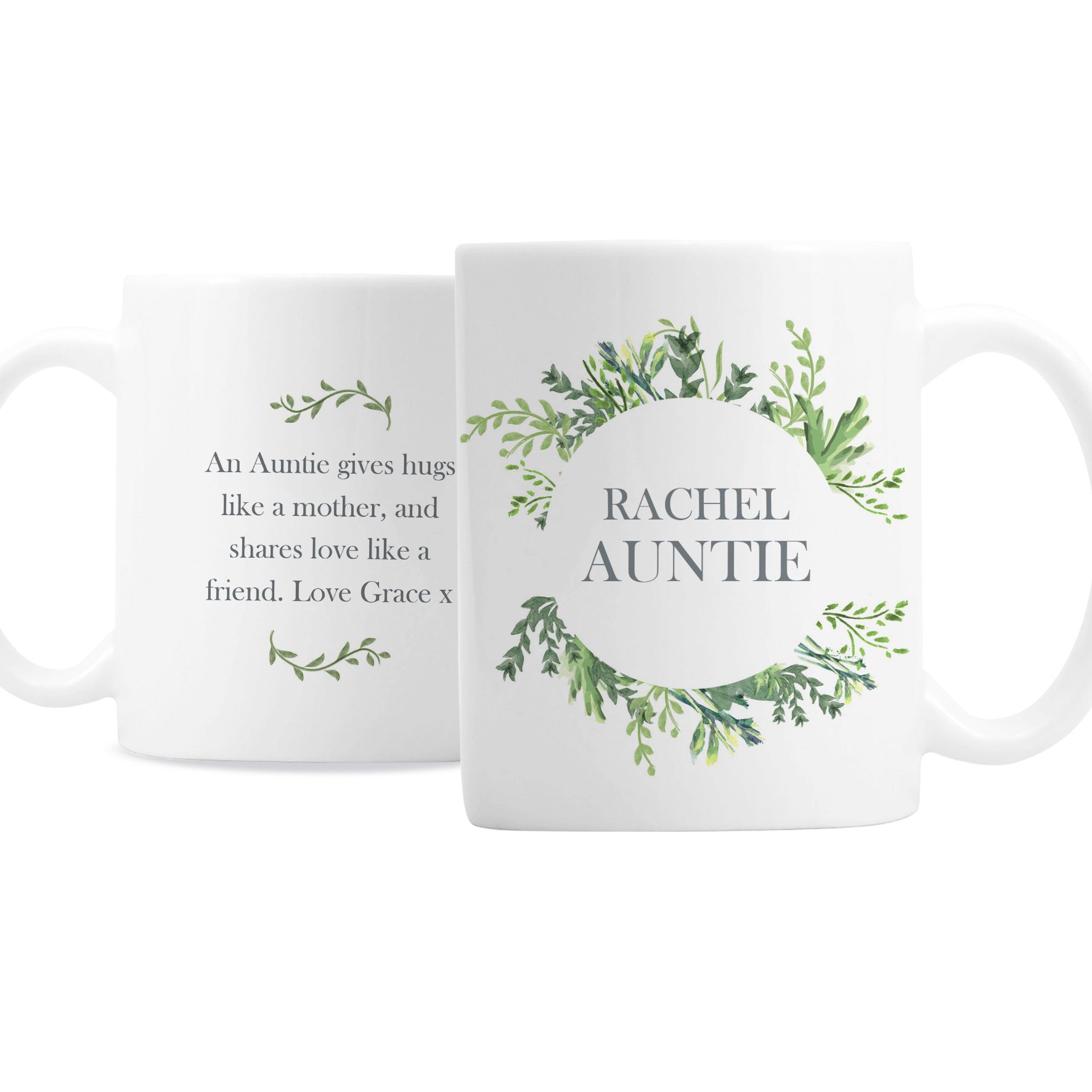 Personalised Botanical Mug - MK&JD Gifts