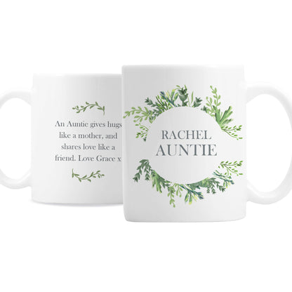 Personalised Botanical Mug - MK&JD Gifts