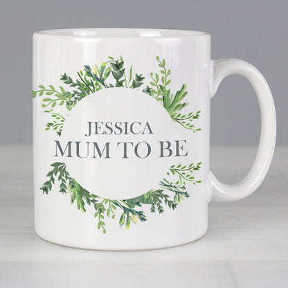 Personalised Botanical Mug - MK&JD Gifts