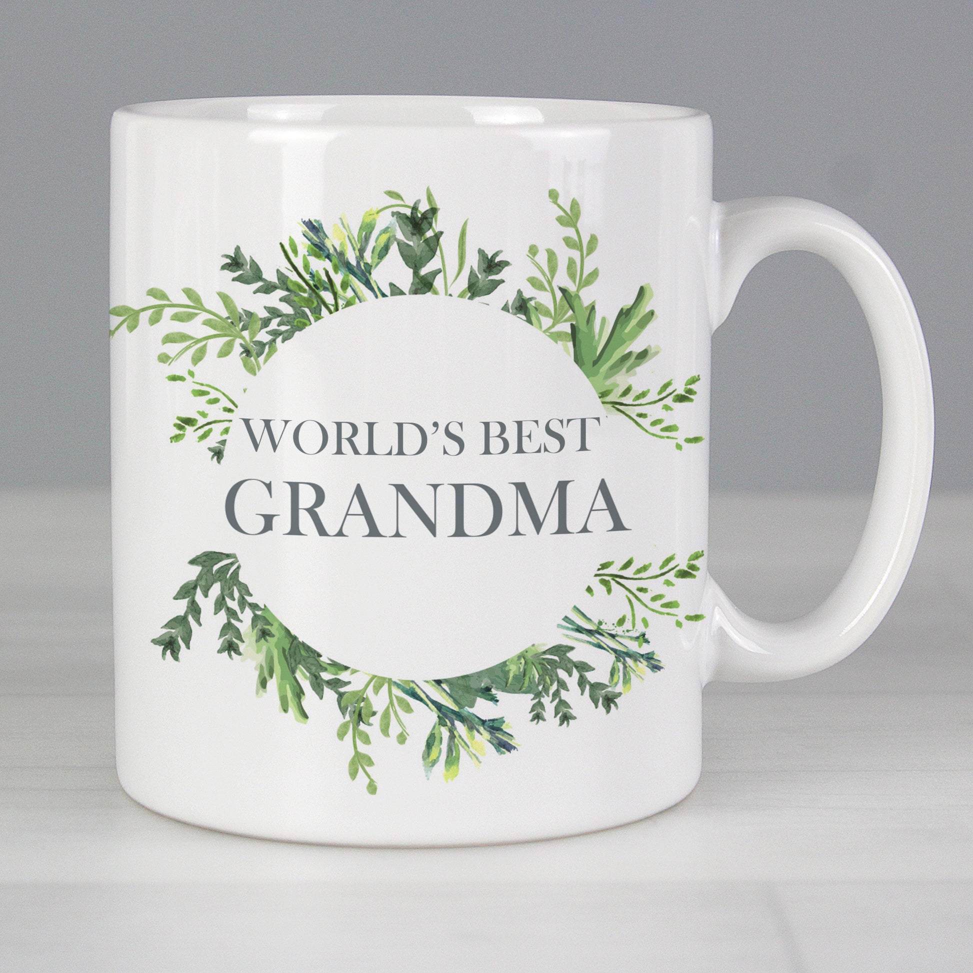 Personalised Botanical Mug - MK&JD Gifts