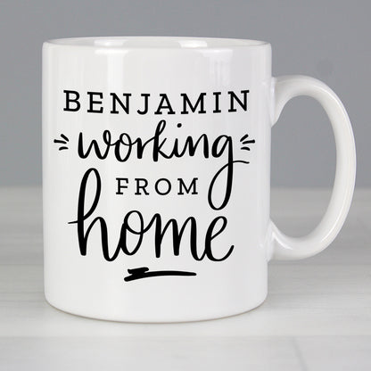 Personalised Working From Home Mug - MK&JD Gifts