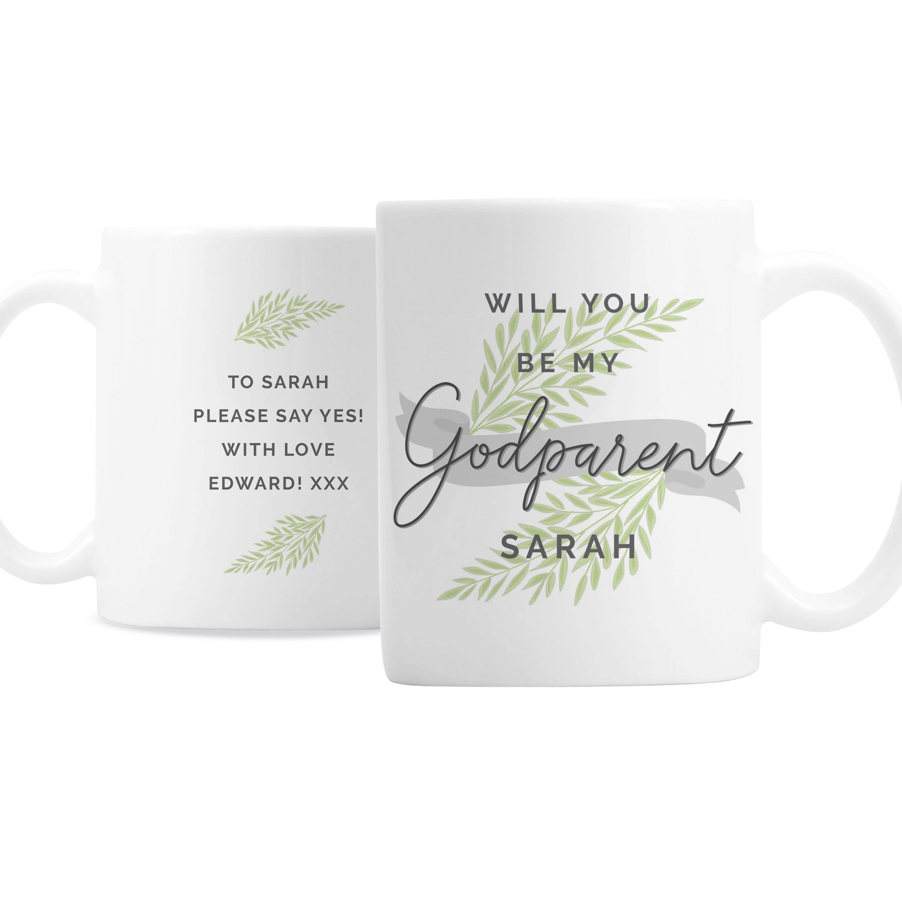 Personalised Godparent Mug - MK&JD Gifts