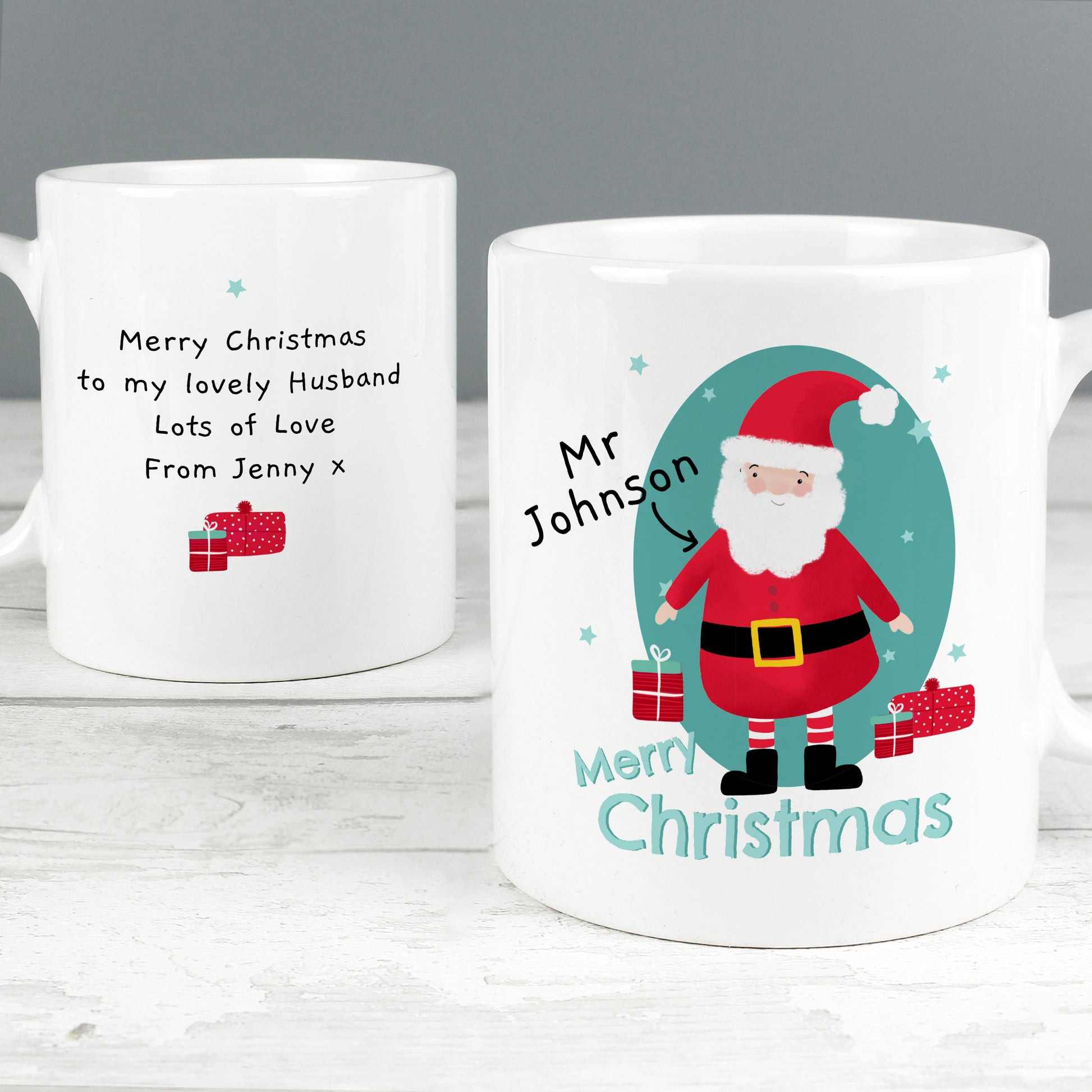 Personalised Mr Claus Christmas Mug - MK&JD Gifts