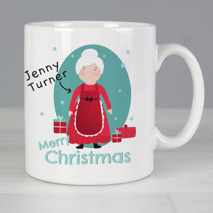 Personalised Mrs Claus Christmas Mug - MK&JD Gifts