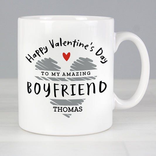 Personalised Happy Valentine's Day Mug - MK&JD Gifts