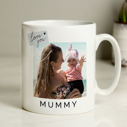 Personalised Love You Snapshot Photo Upload Mug - MK&JD Gifts