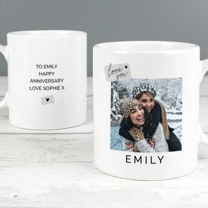 Personalised Love You Snapshot Photo Upload Mug - MK&JD Gifts