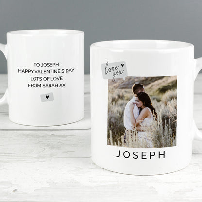 Personalised Love You Snapshot Photo Upload Mug - MK&JD Gifts