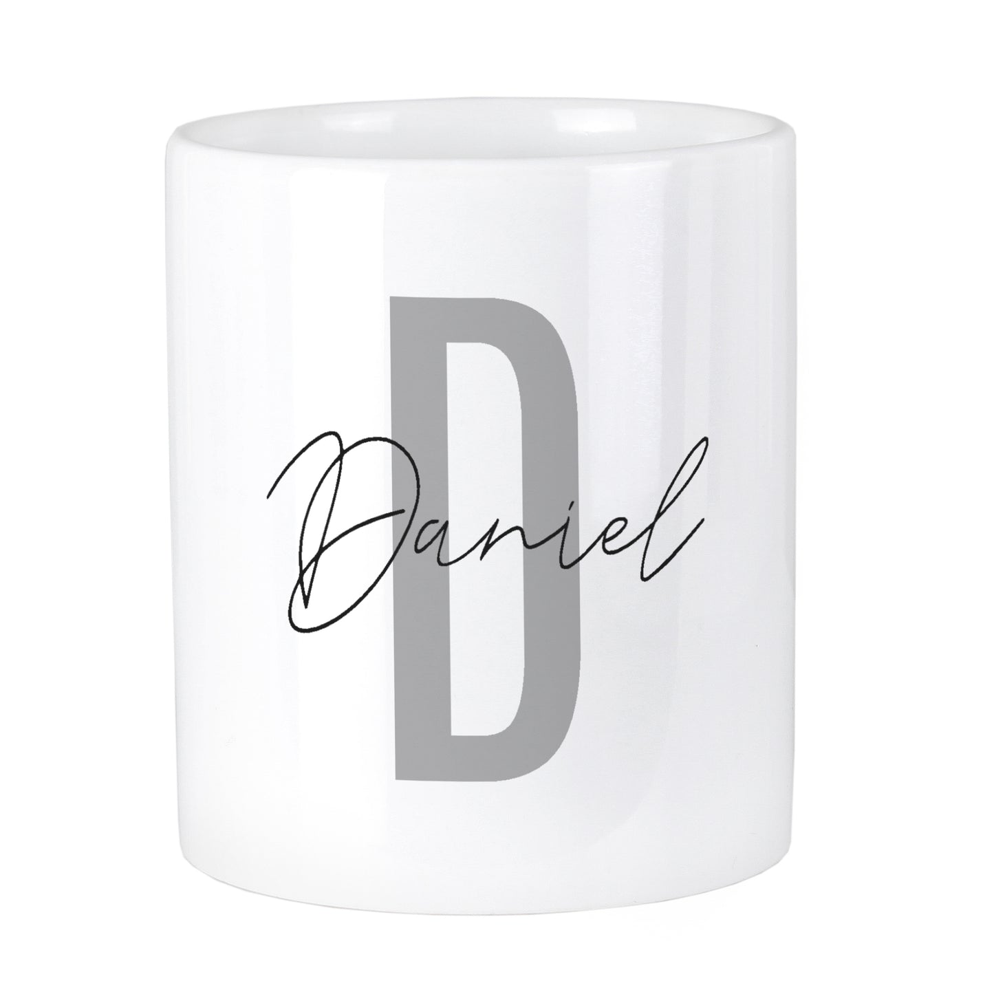 Personalised Initial & Name Ceramic Storage Pot - MK&JD Gifts