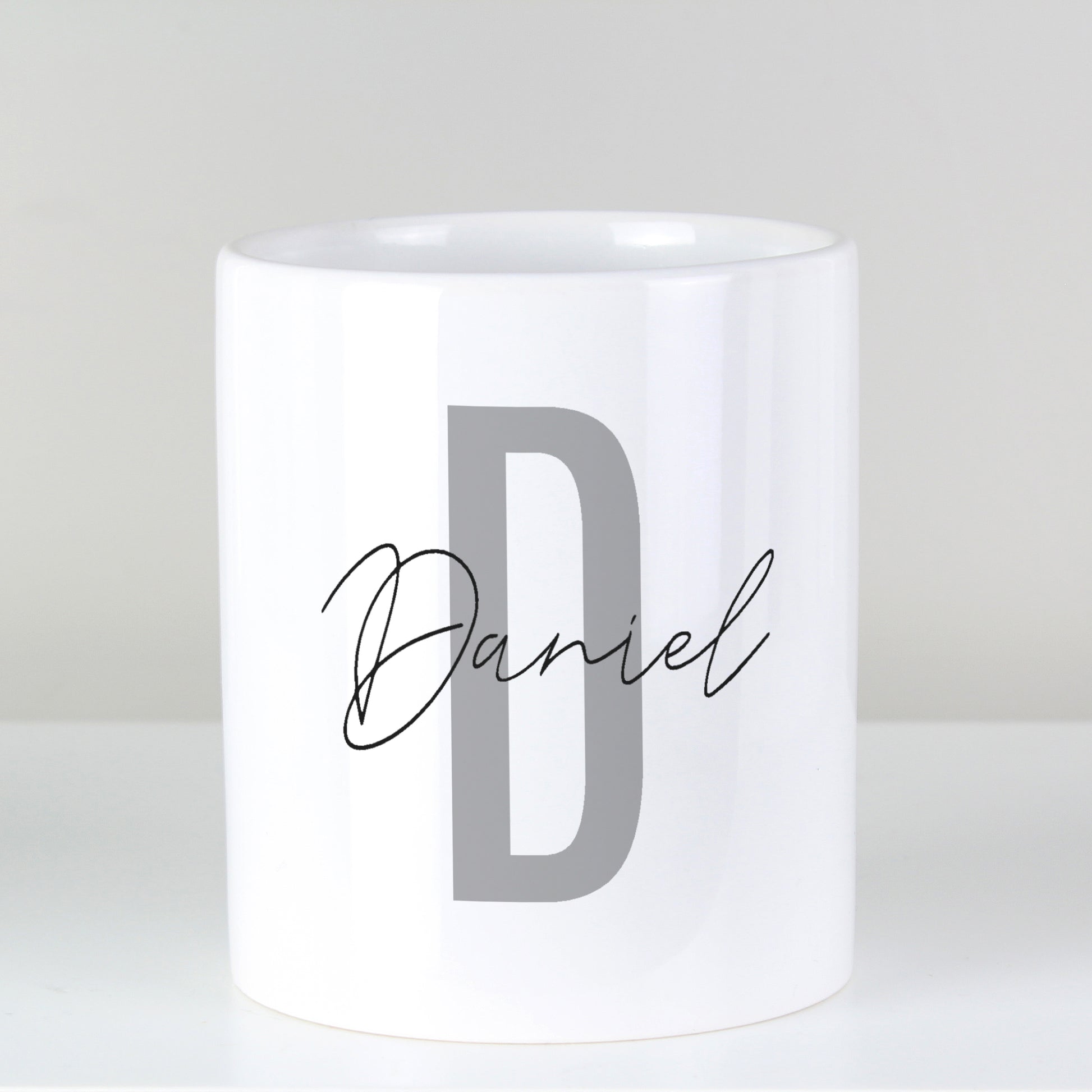 Personalised Initial & Name Ceramic Storage Pot - MK&JD Gifts