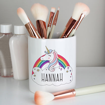 Personalised Unicorn Ceramic Storage Pot - MK&JD Gifts
