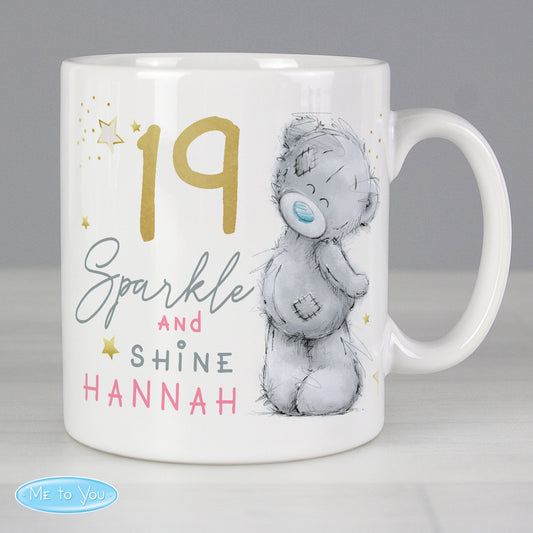 Personalised Me To You Sparkle & Shine Birthday Mug - MK&JD Gifts