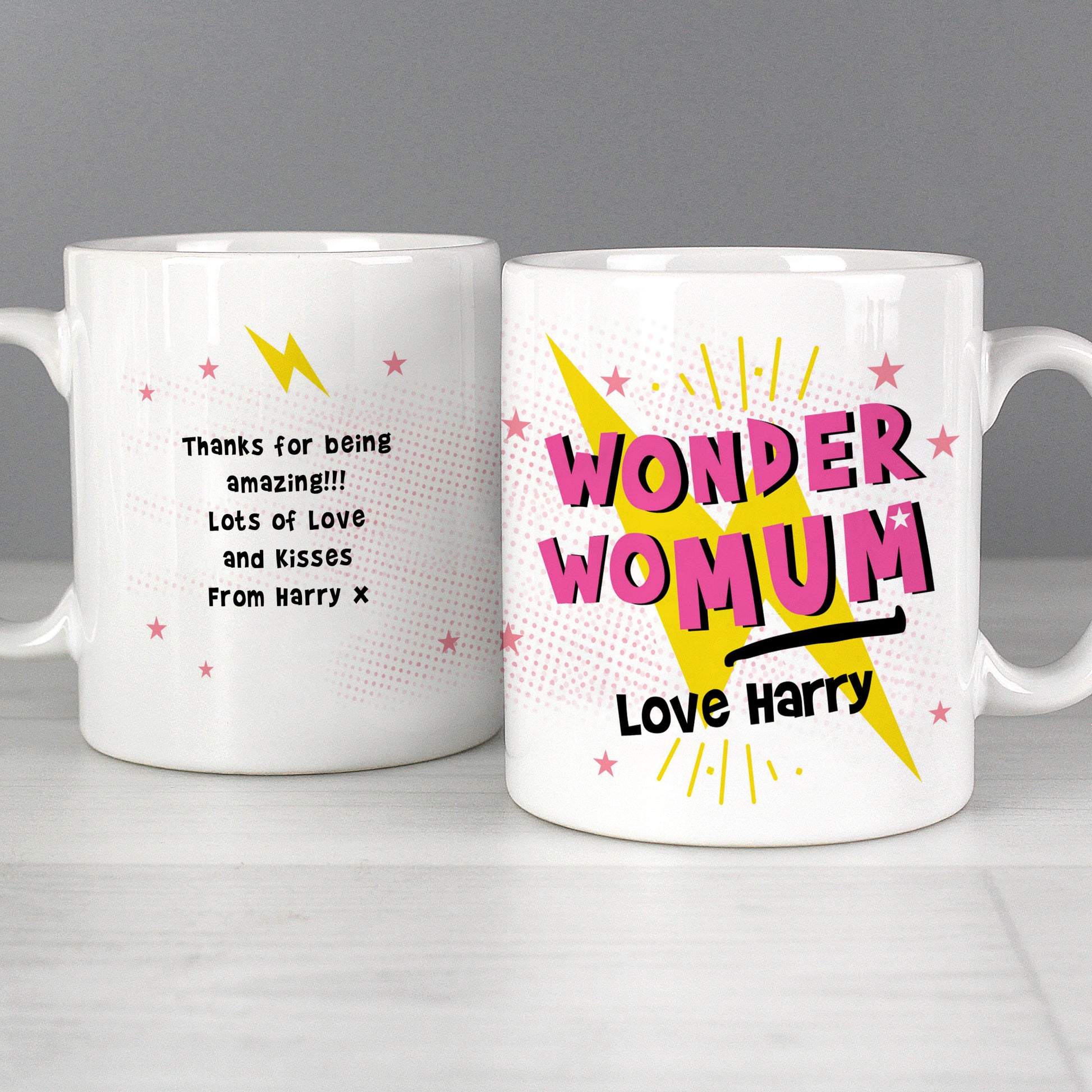 Personalised Wonder WoMum Mug - MK&JD Gifts
