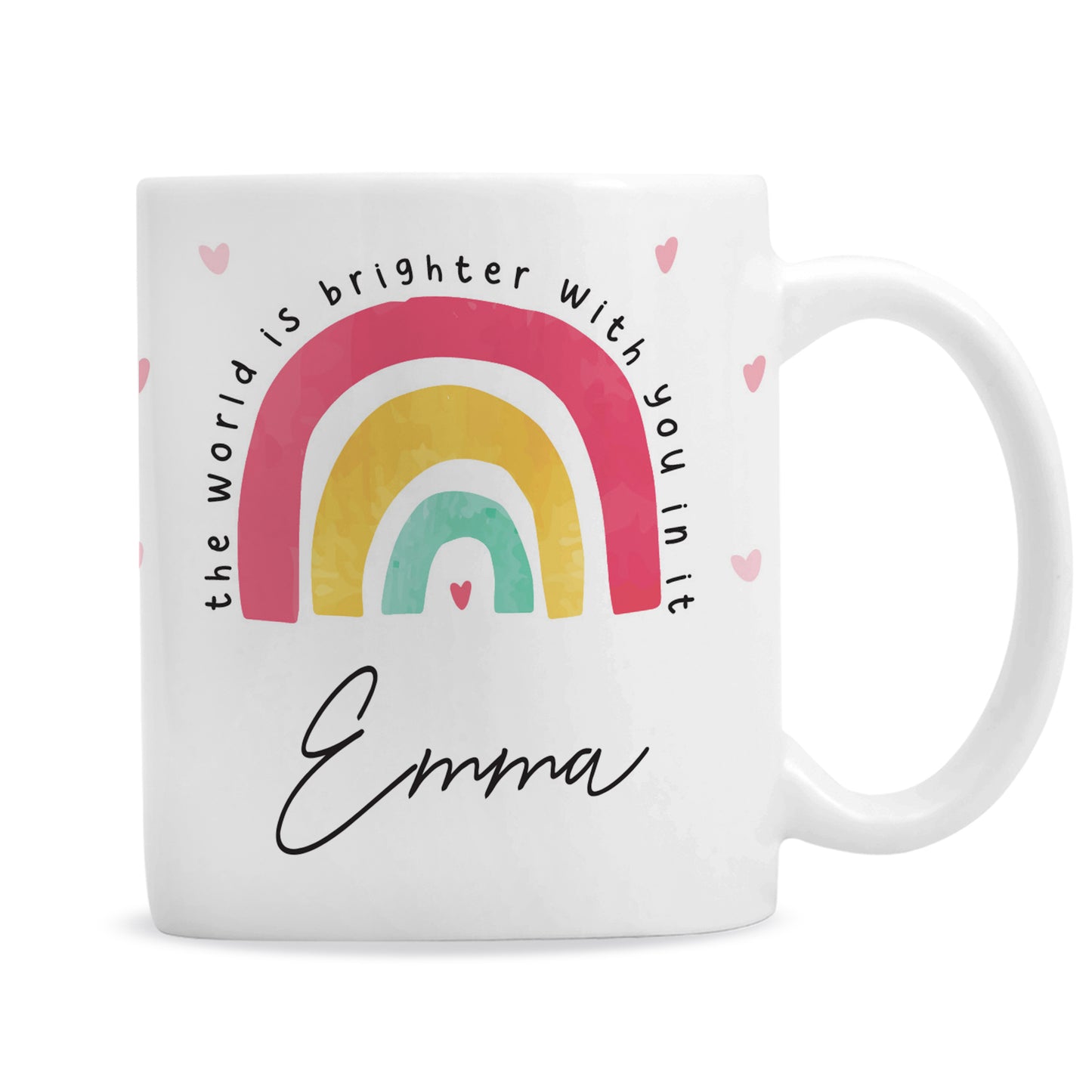 Personalised You Make The World Brighter Mug - MK&JD Gifts
