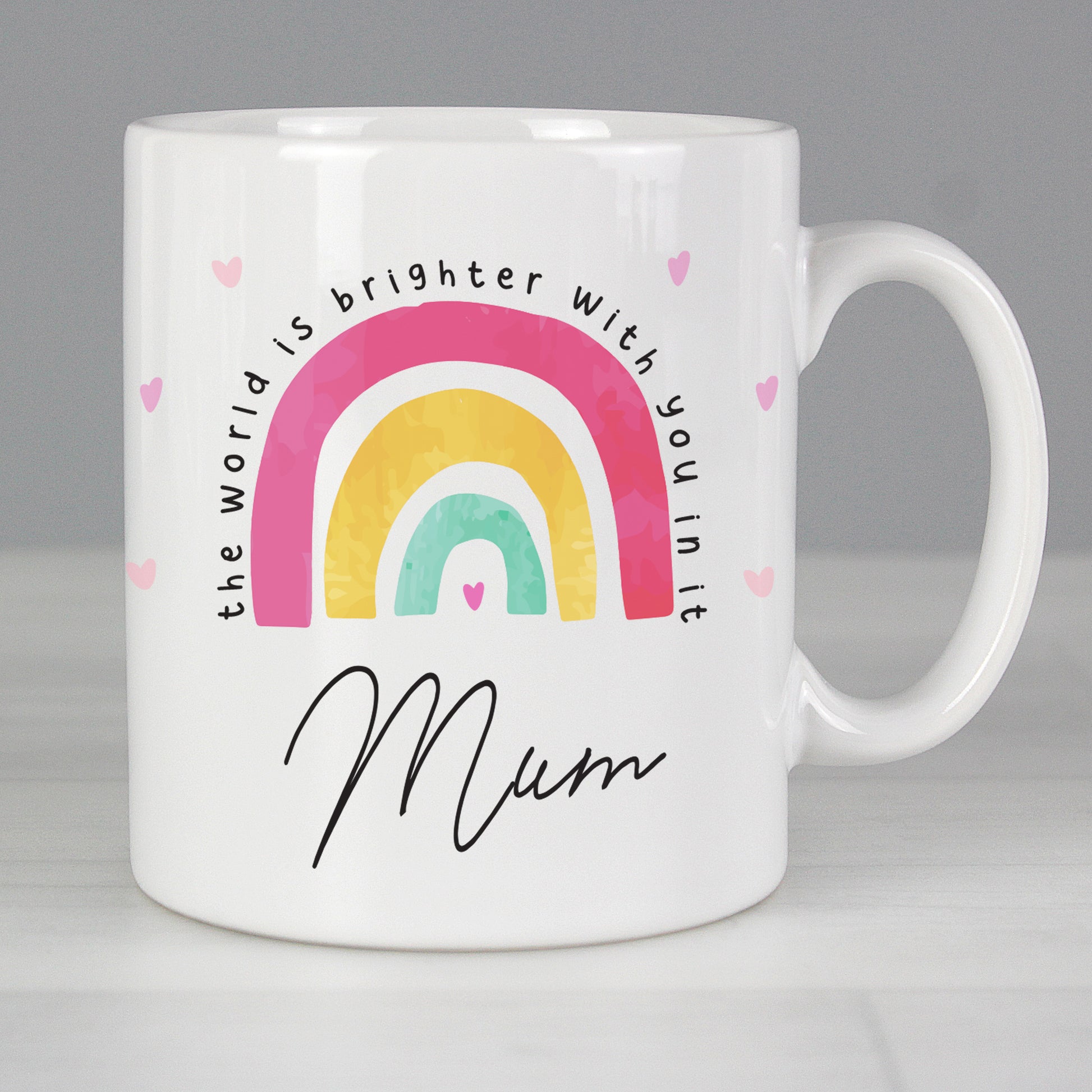 Personalised You Make The World Brighter Mug - MK&JD Gifts