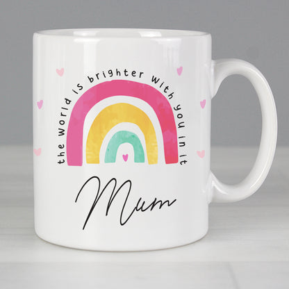 Personalised You Make The World Brighter Mug - MK&JD Gifts