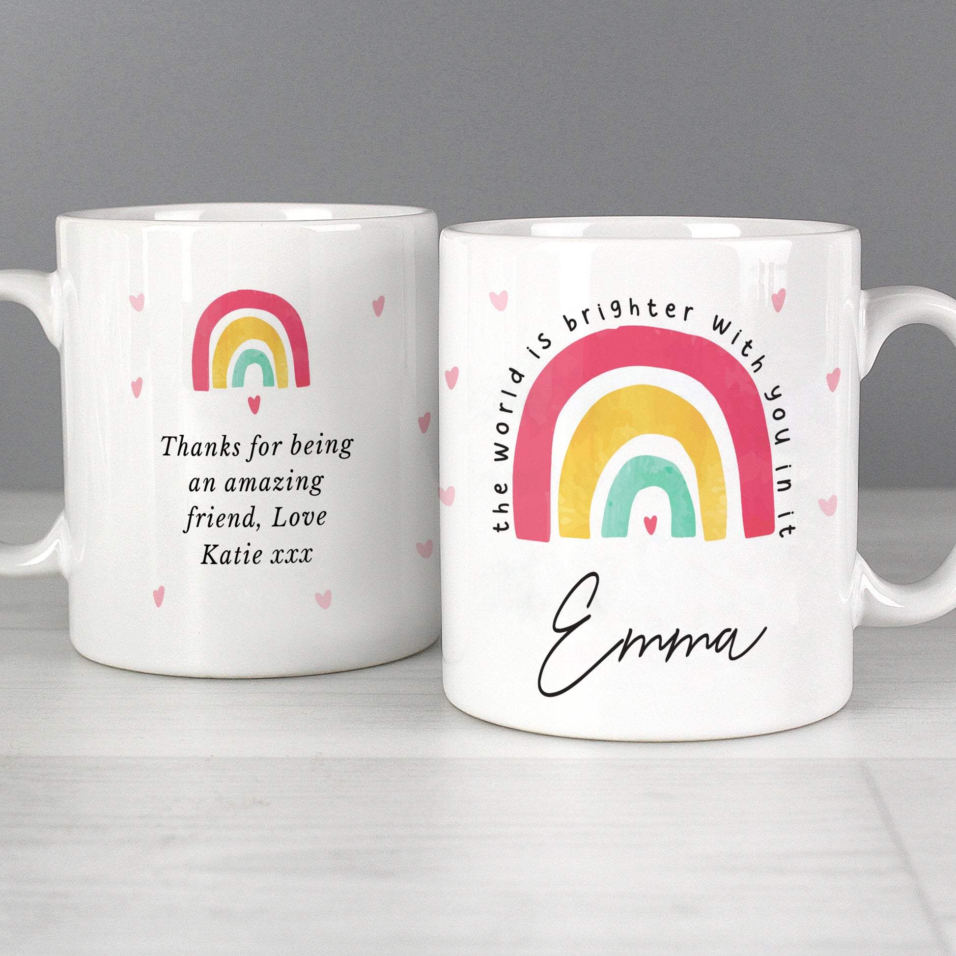 Personalised You Make The World Brighter Mug - MK&JD Gifts