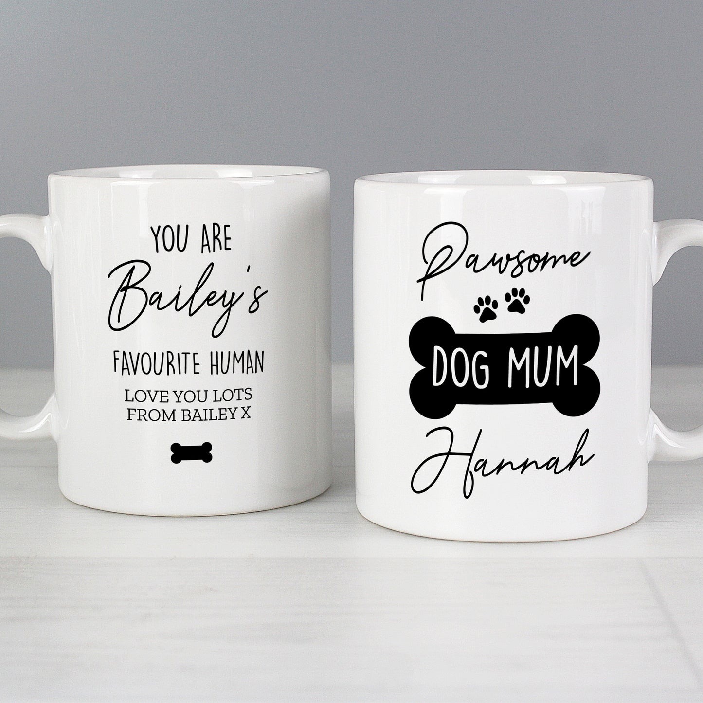 Personalised Pawsome Dog Mum Mug - MK&JD Gifts