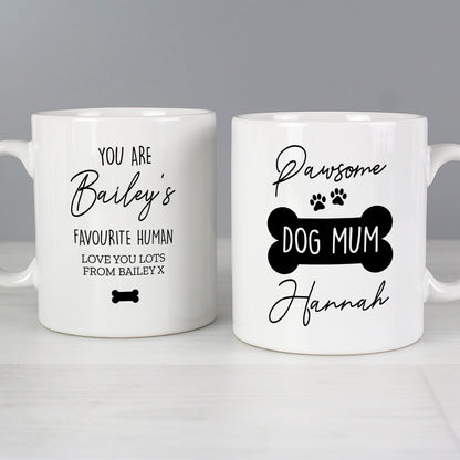 Personalised Pawsome Dog Mum Mug - MK&JD Gifts