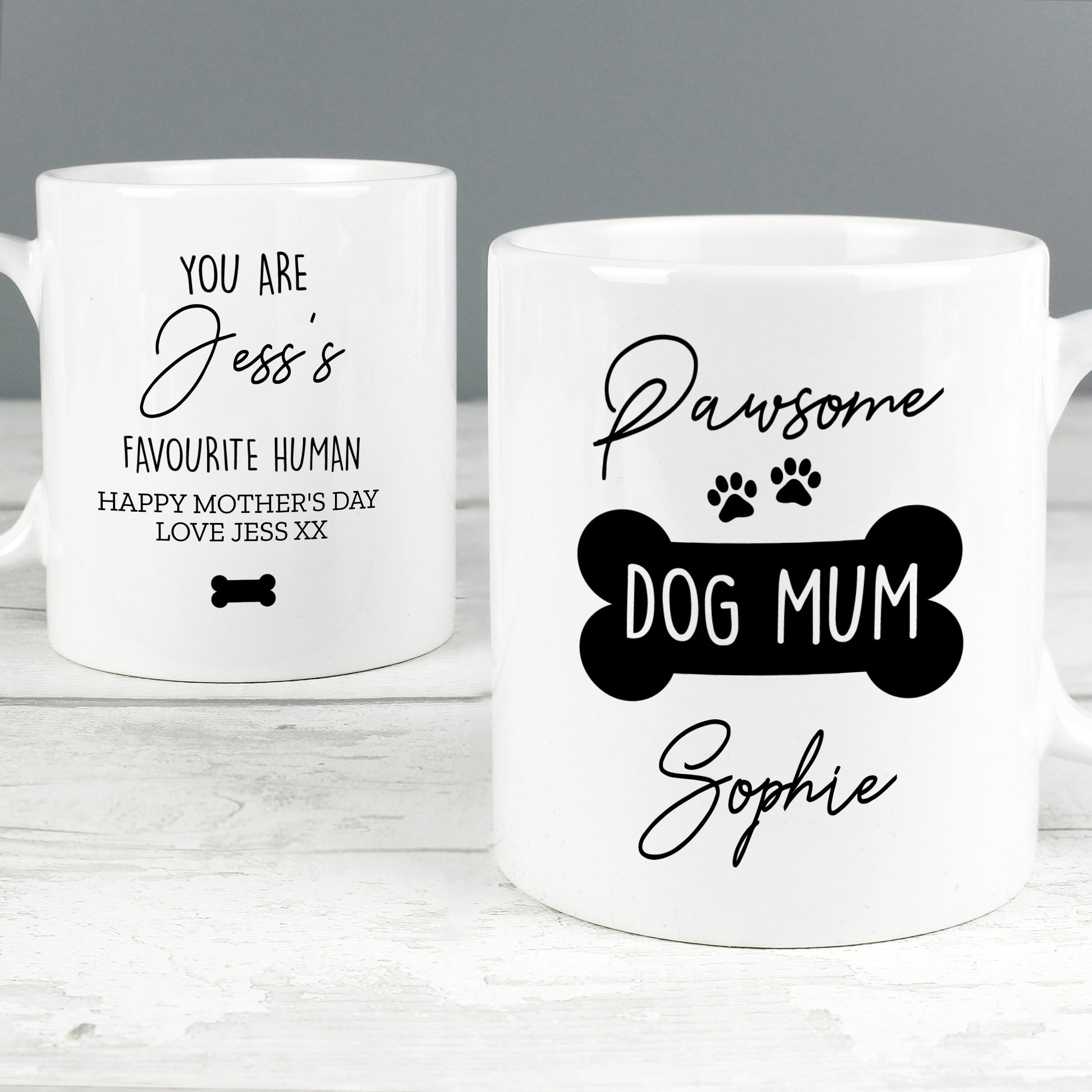 Personalised Pawsome Dog Mum Mug - MK&JD Gifts