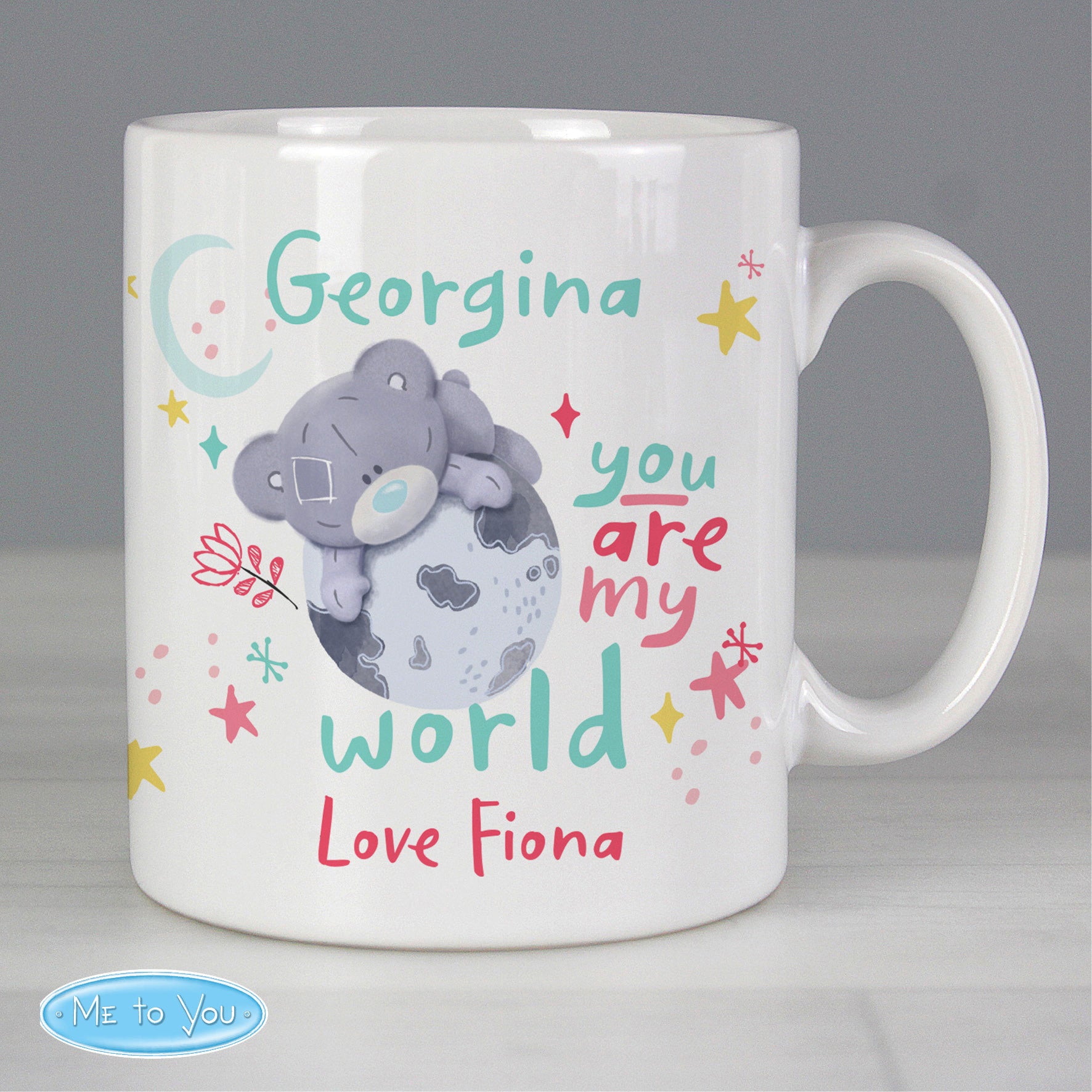 Personalised You Are My World Me To You Mug - MK&JD Gifts