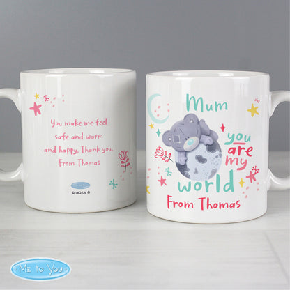 Personalised You Are My World Me To You Mug - MK&JD Gifts